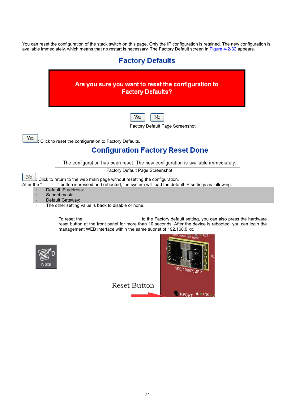 21 factory default | Interlogix NS3550-8T-2S User Manual User Manual | Page 71 / 495