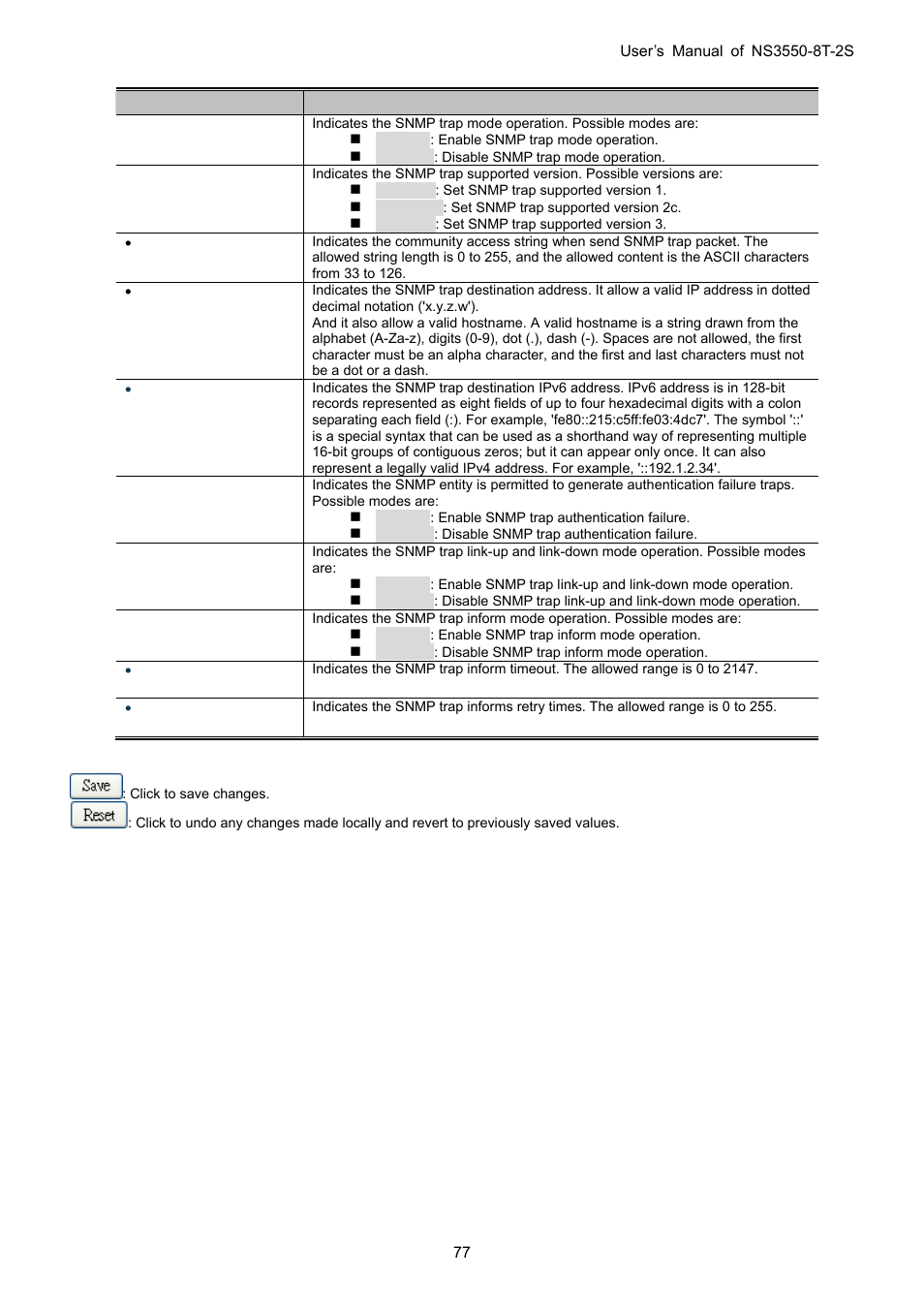 Interlogix NS3550-8T-2S User Manual User Manual | Page 77 / 495