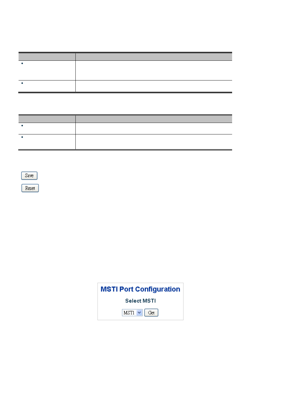 7 msti ports configuration | Interlogix NS3550-2T-8S User Manual User Manual | Page 165 / 631