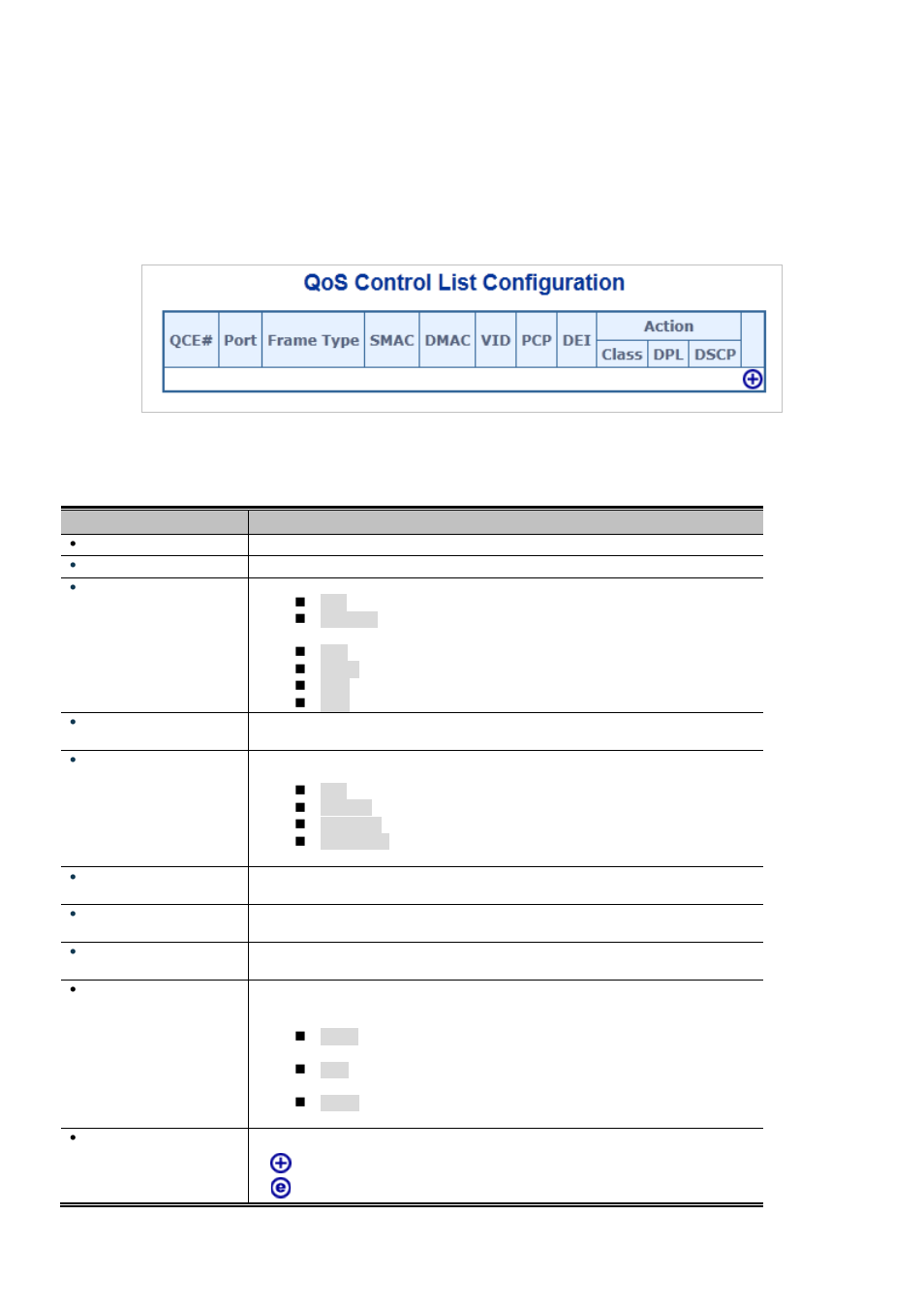 11 qos control list | Interlogix NS3550-2T-8S User Manual User Manual | Page 208 / 631