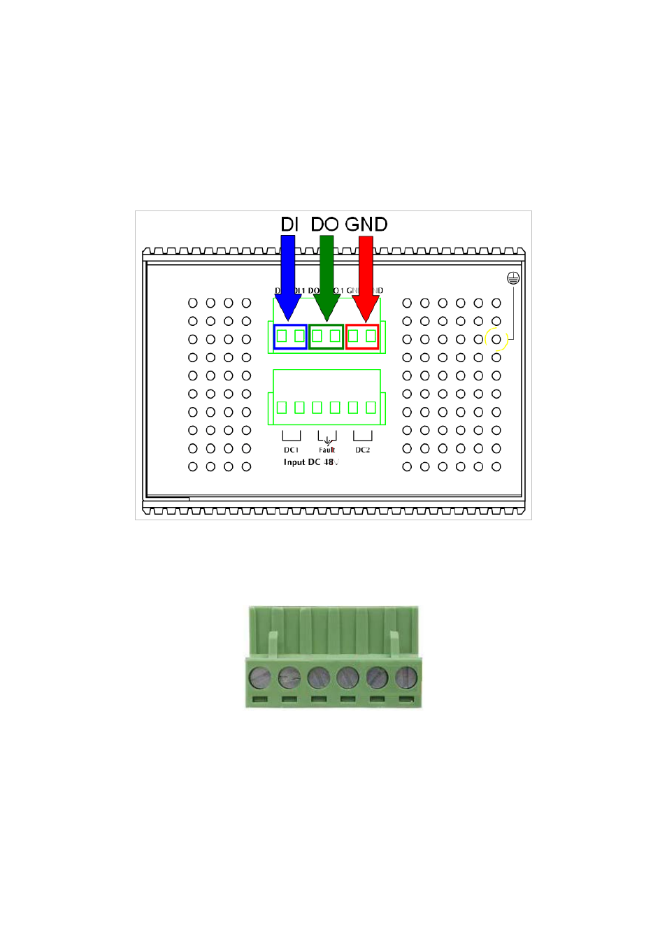 6 wiring the digital input / output | Interlogix NS3550-2T-8S User Manual User Manual | Page 44 / 631