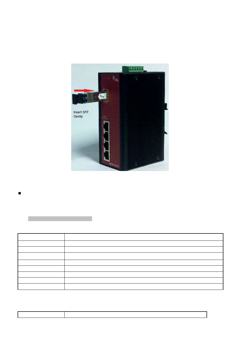 1 installing the sfp transceiver | Interlogix NS3550-2T-8S User Manual User Manual | Page 51 / 631