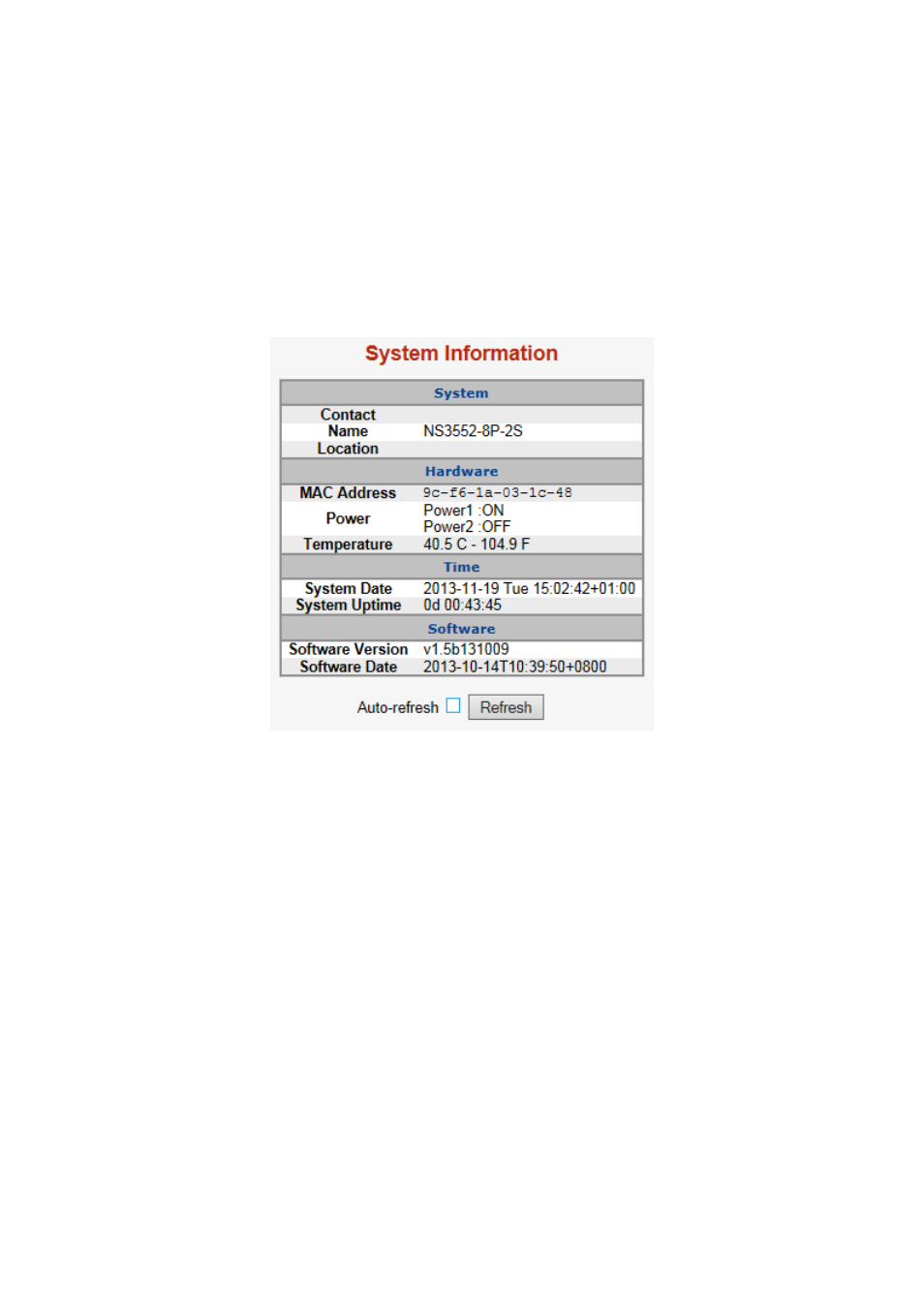 2 system, 1 system information | Interlogix NS3550-2T-8S User Manual User Manual | Page 65 / 631