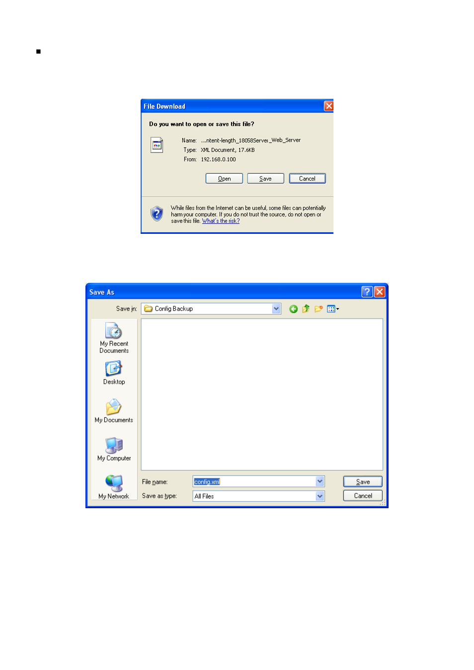 22 configuration upload | Interlogix NS3550-2T-8S User Manual User Manual | Page 93 / 631