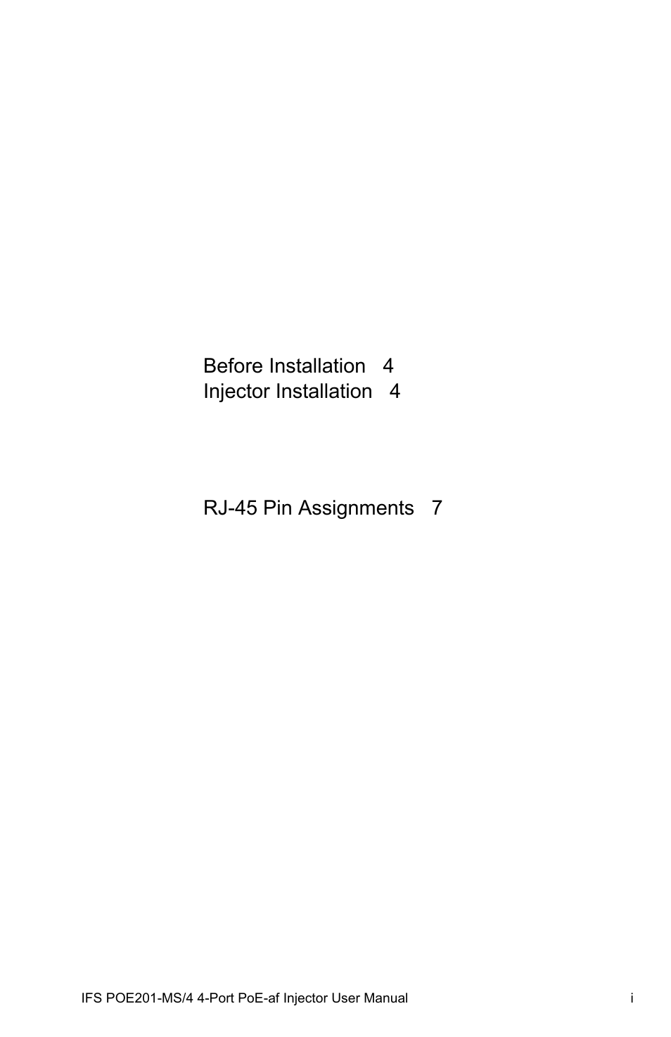 Interlogix POE201-MS/4 User Manual | Page 3 / 14