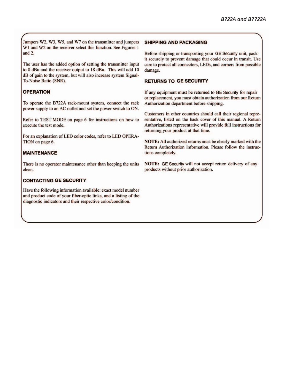Interlogix B7722A User Manual | Page 10 / 11