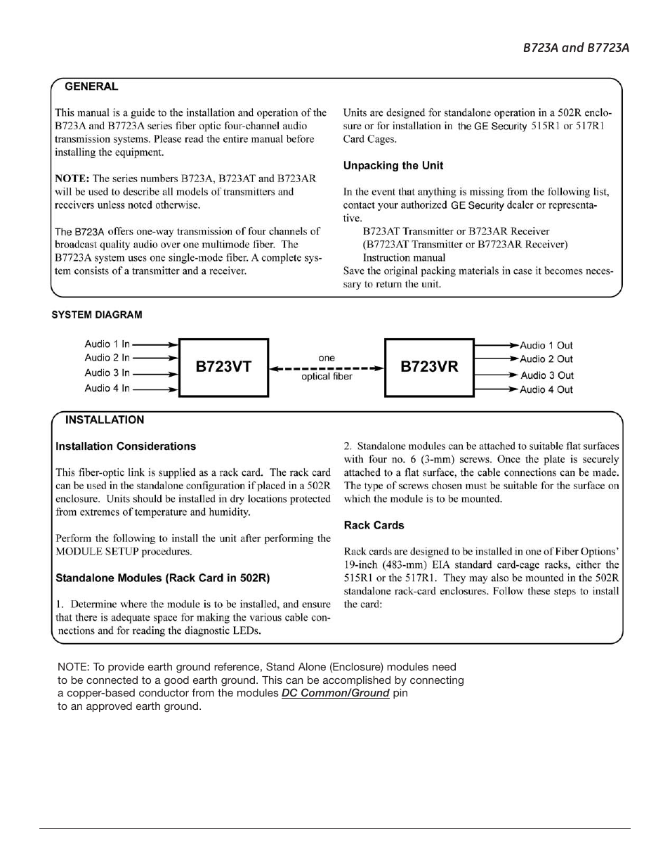Interlogix B7723A User Manual | Page 2 / 9