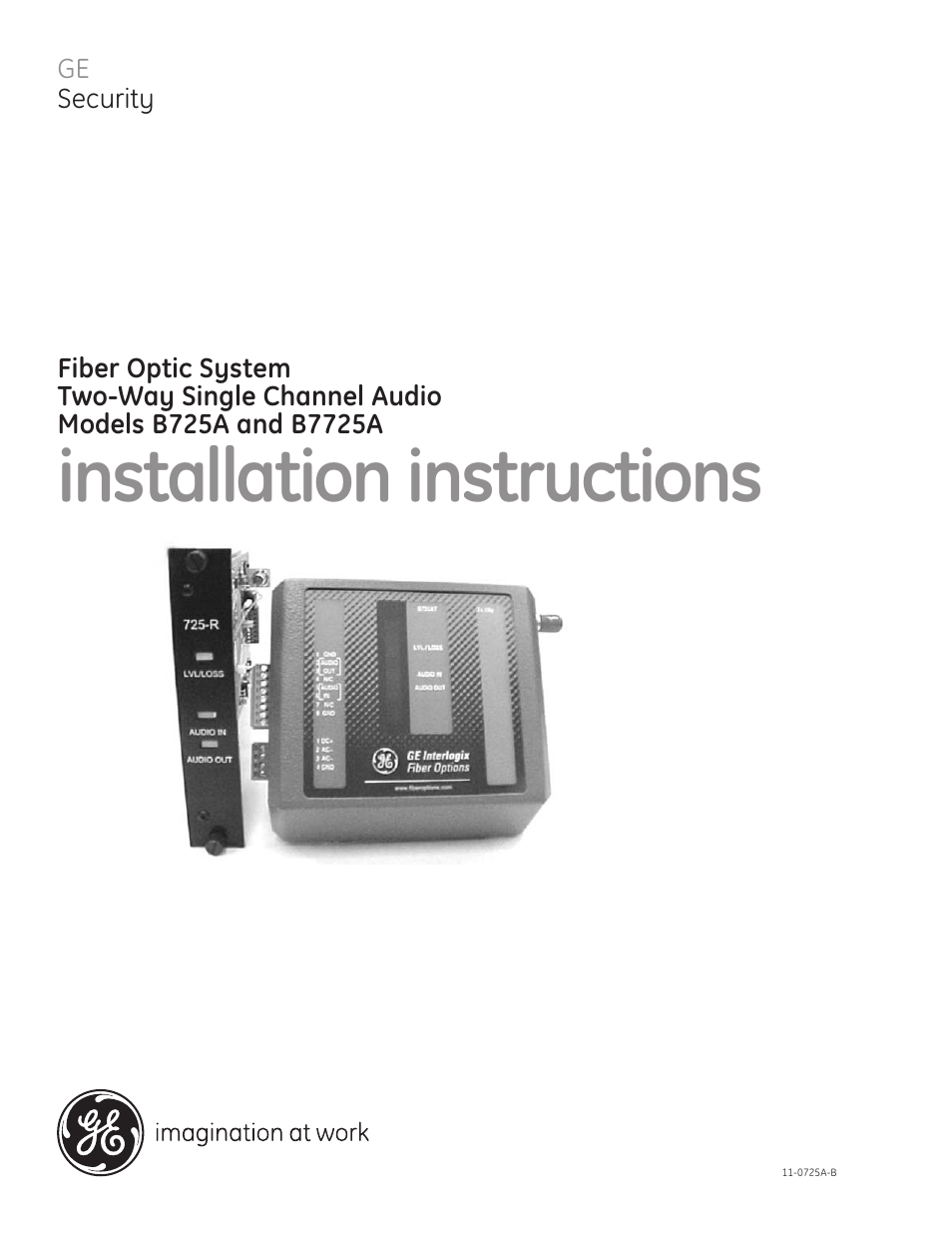 Interlogix B7725A User Manual | 8 pages