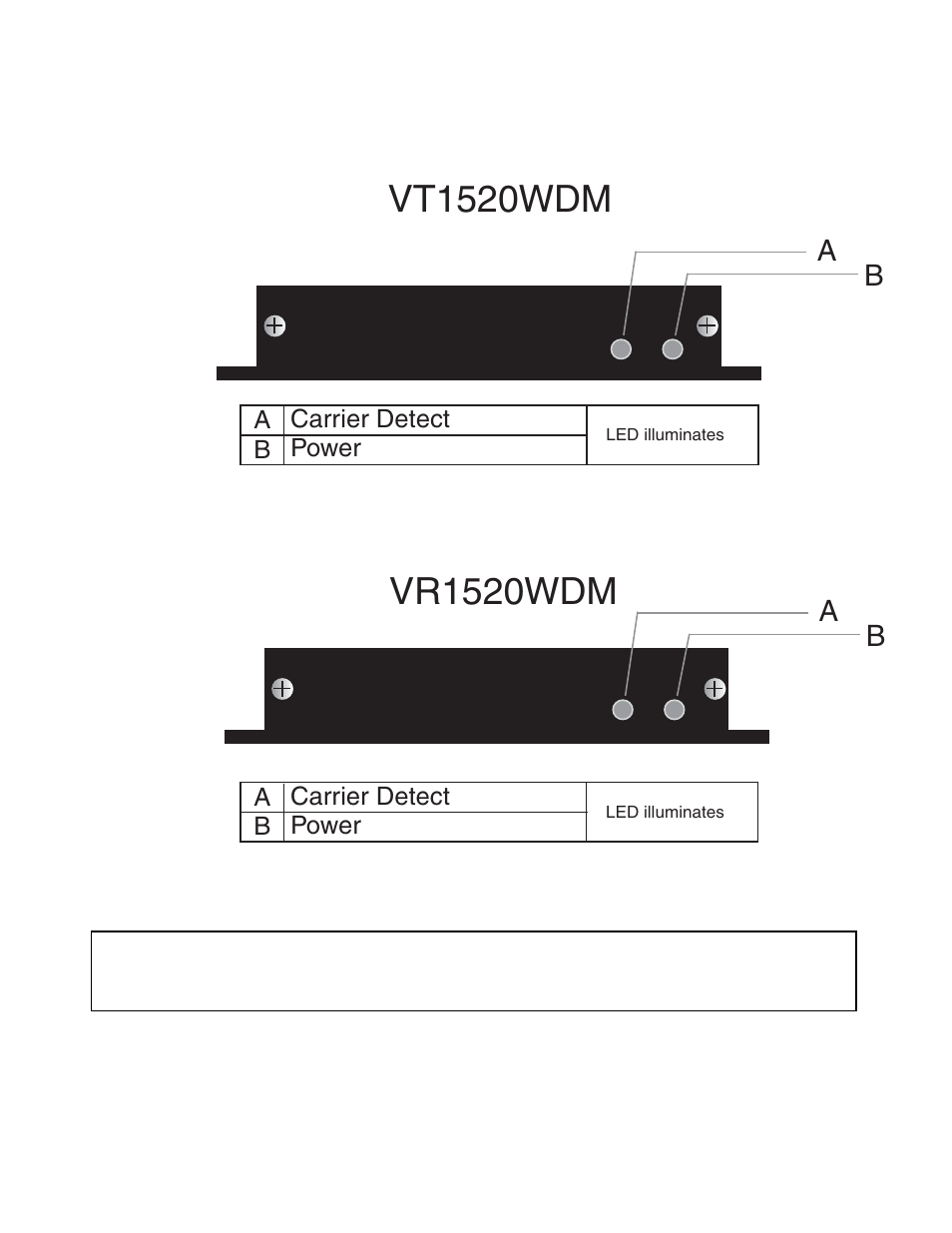Vt1520wdm, Vr1520wdm | Interlogix VR1500WDM Series User Manual | Page 4 / 8