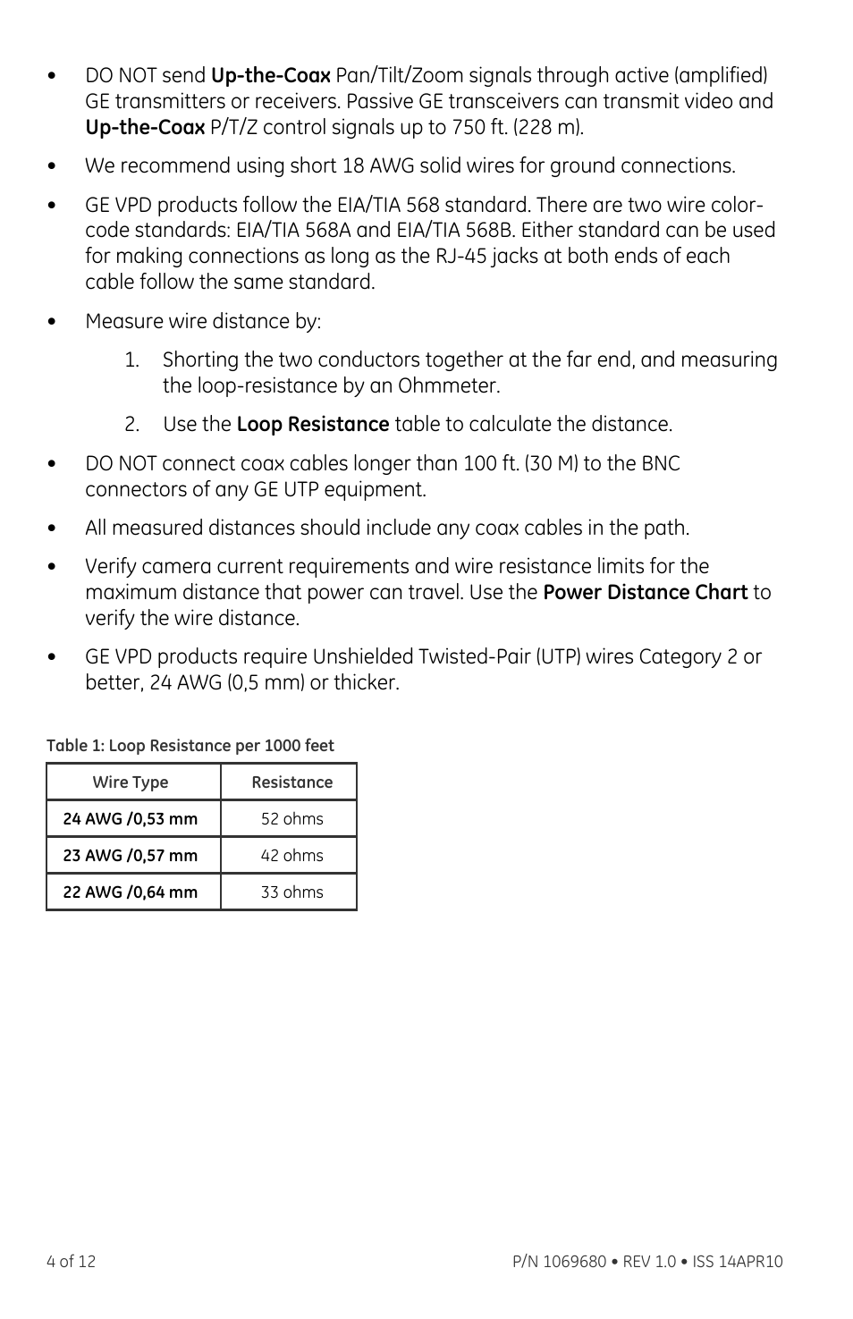 Interlogix VDP-MSP Series User Manual | Page 4 / 12
