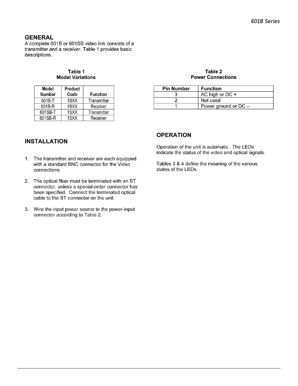 Interlogix 601SB User Manual | Page 2 / 4
