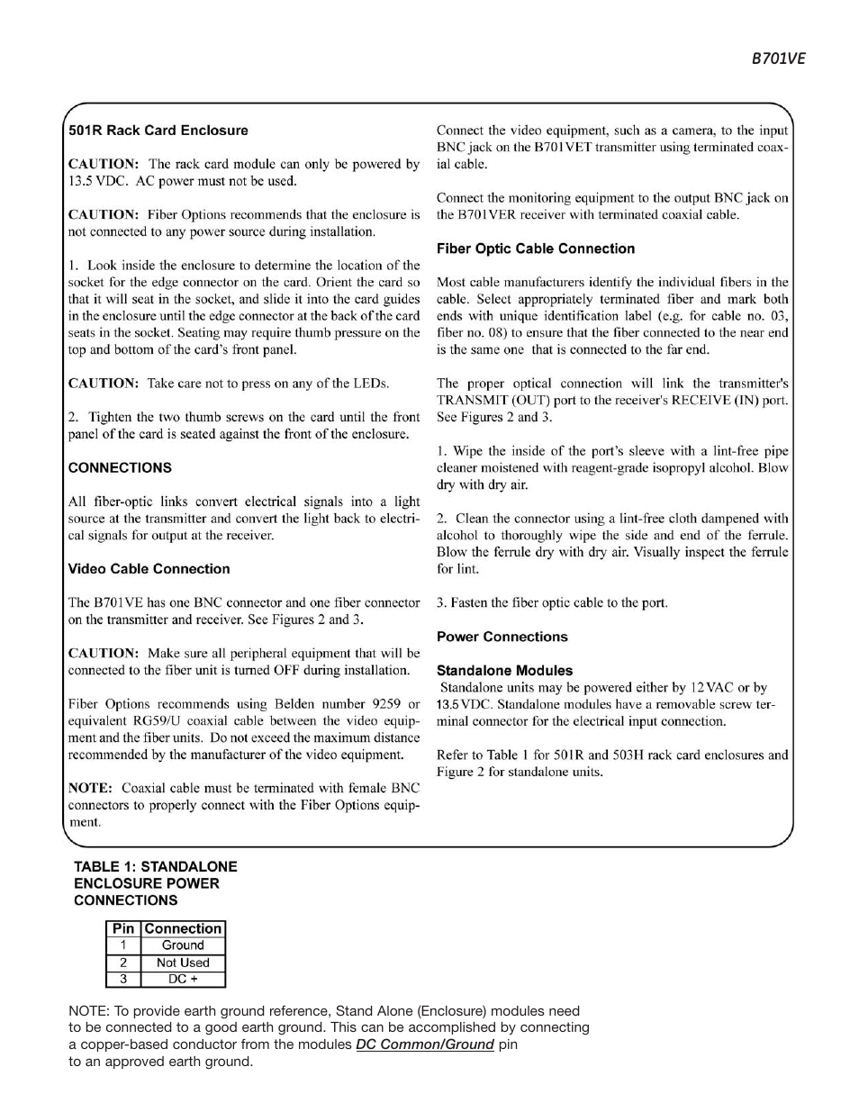Interlogix B701VE User Manual | Page 4 / 8