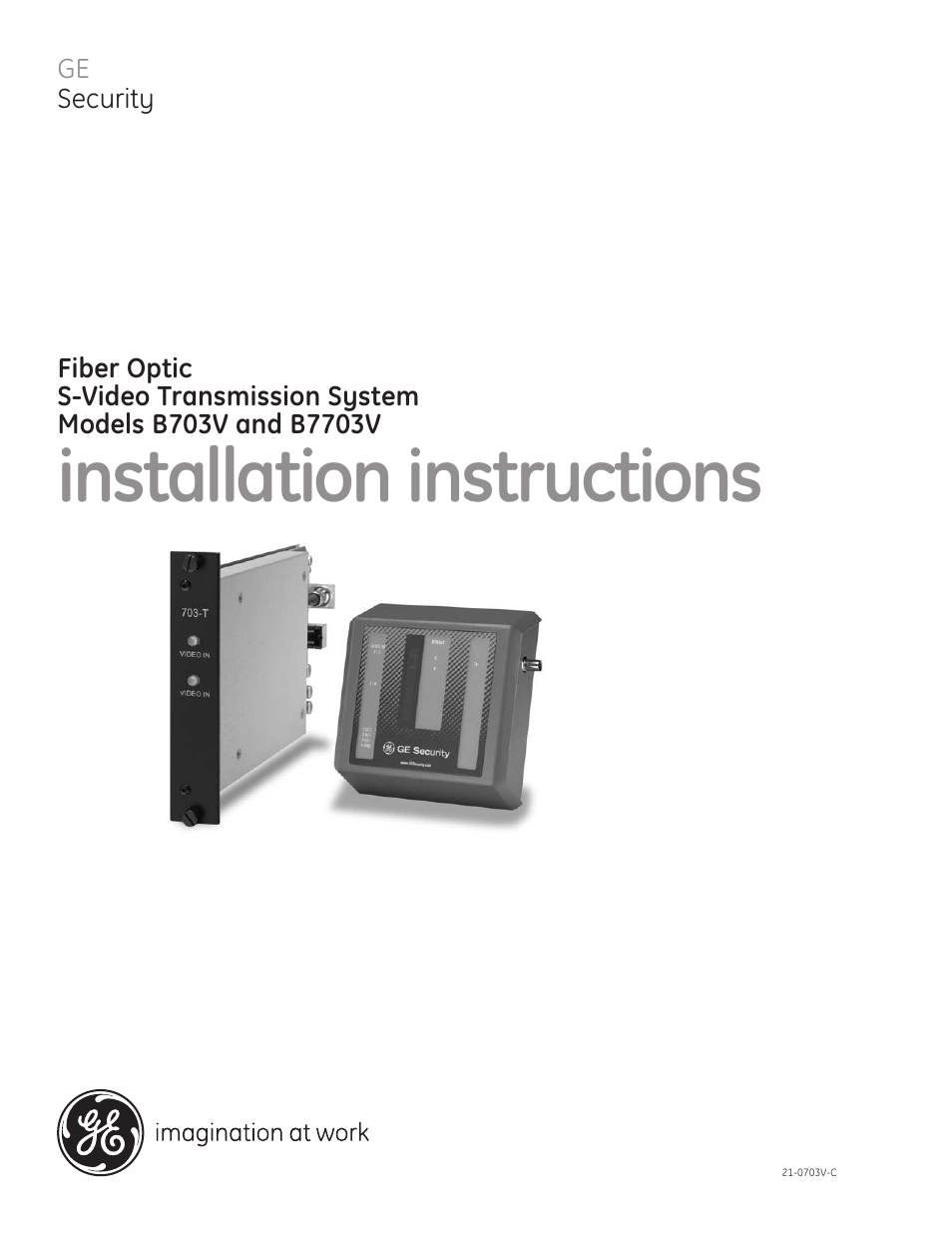 Interlogix B7703V User Manual | 8 pages