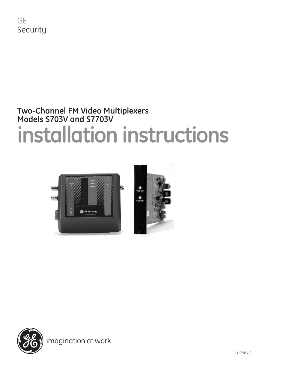 Interlogix S7703V User Manual | 7 pages