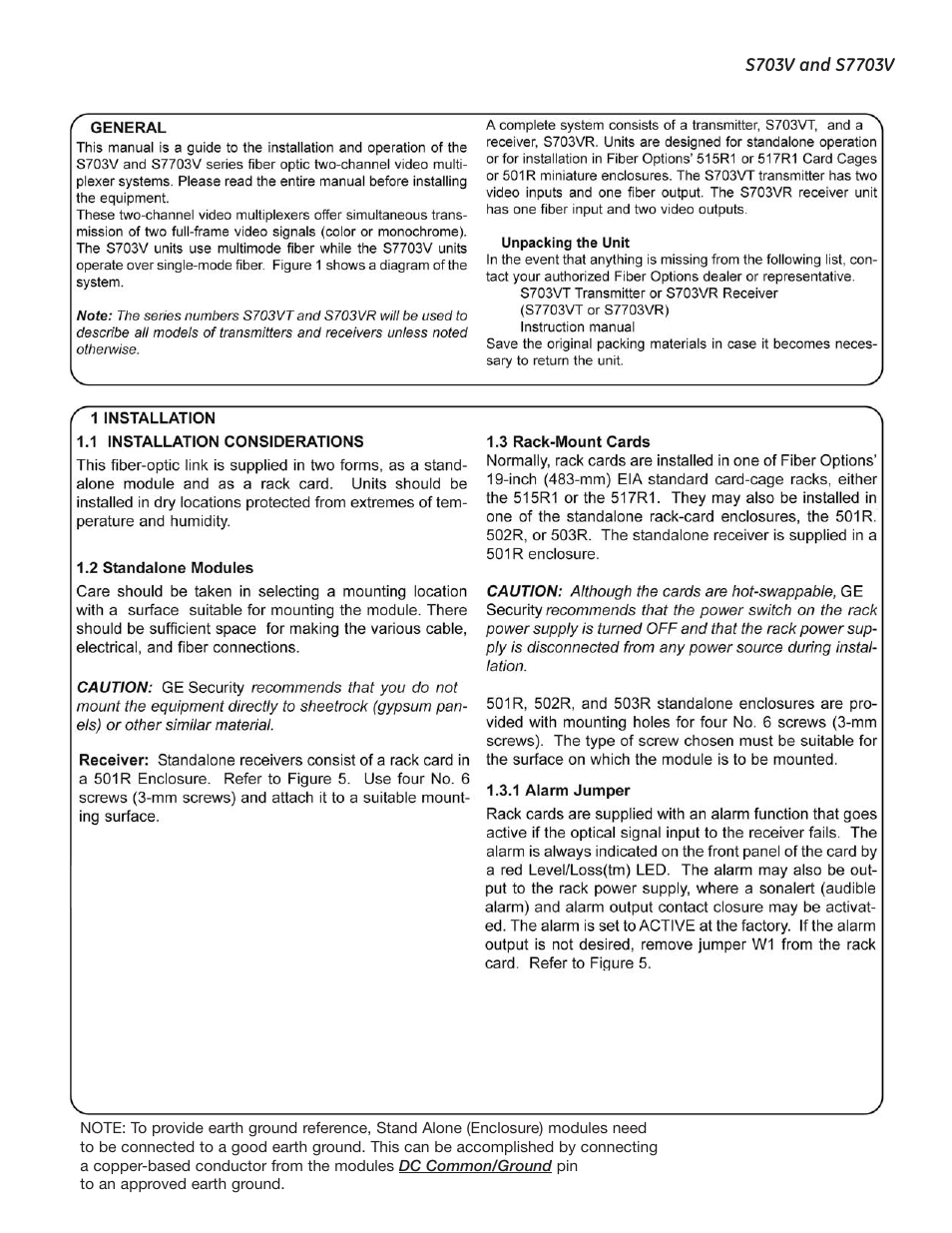 Interlogix S7703V User Manual | Page 3 / 7