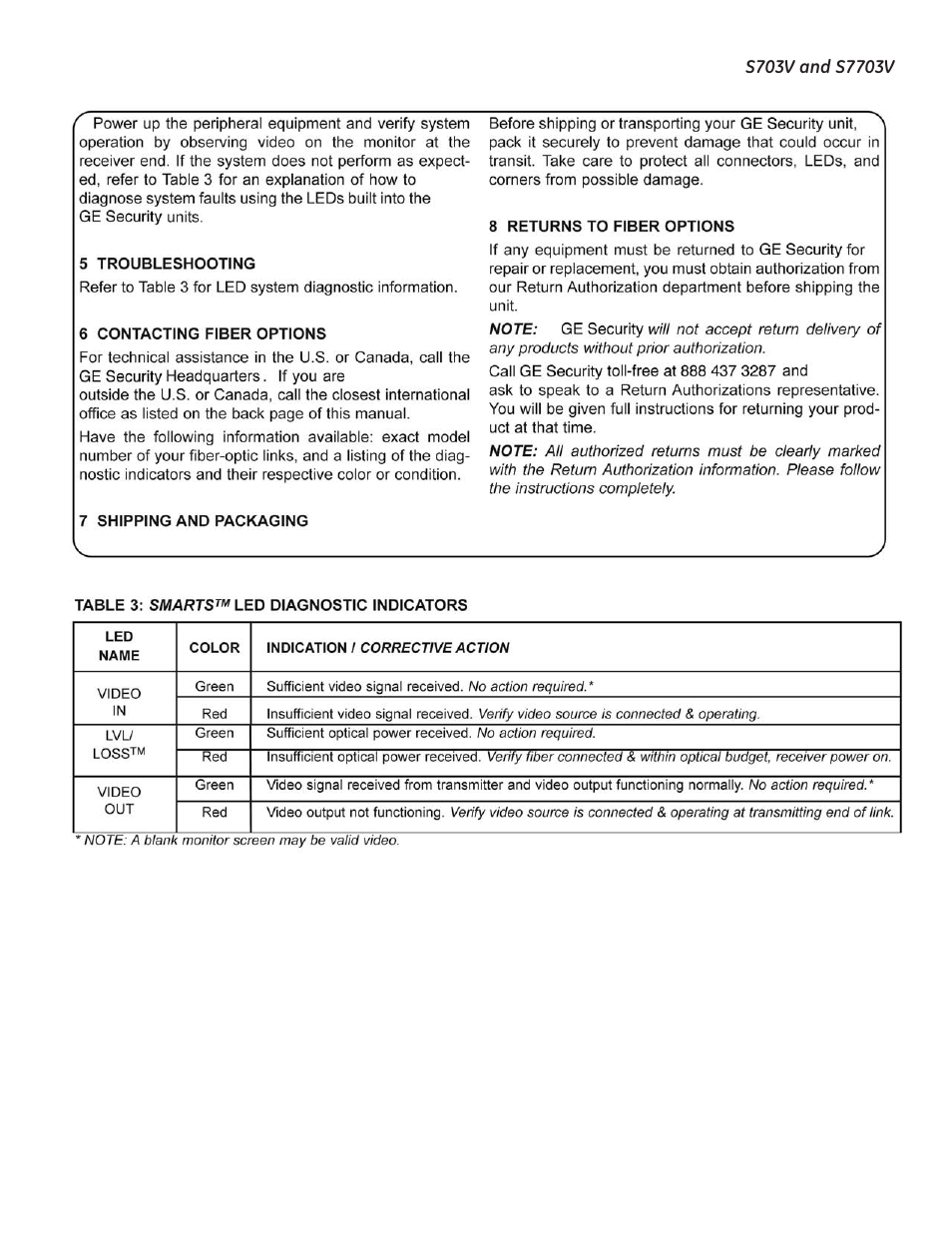 Interlogix S7703V User Manual | Page 6 / 7