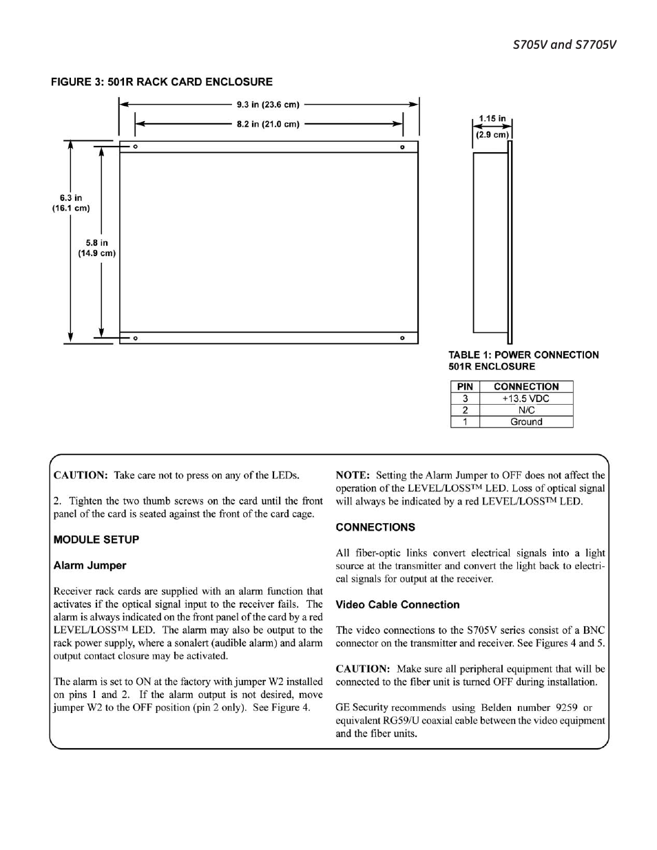 Interlogix S7705V User Manual | Page 4 / 9