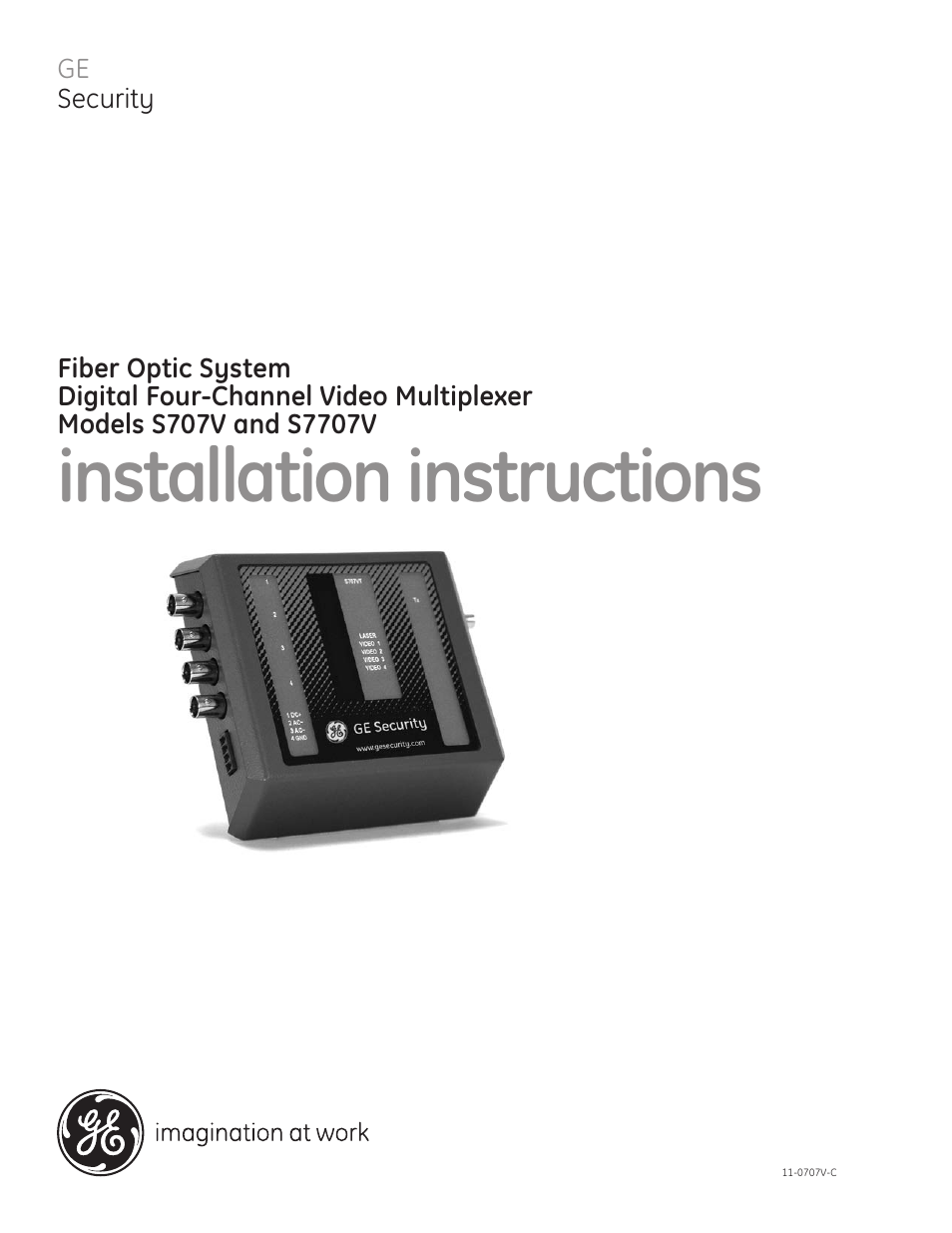 Interlogix S7707V User Manual | 9 pages