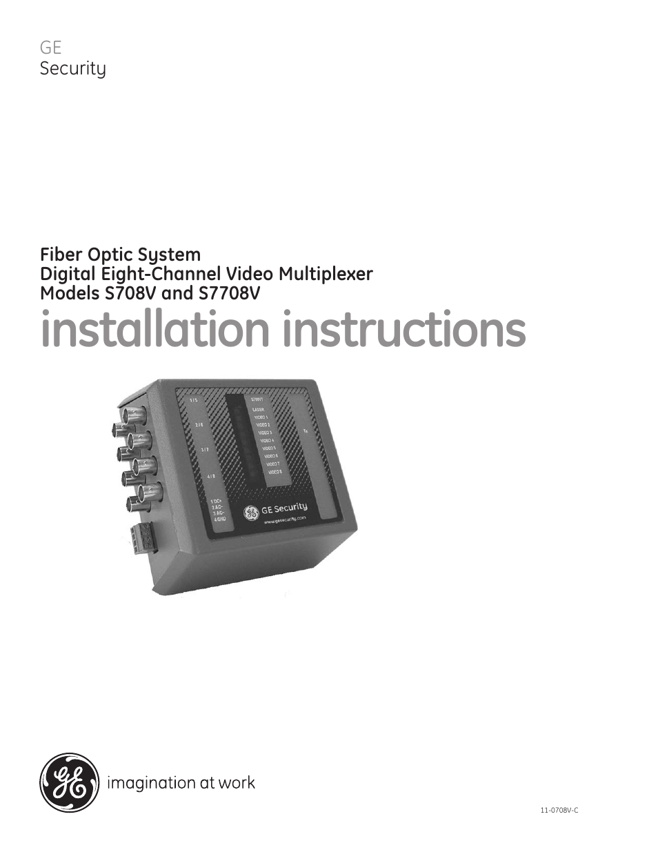 Interlogix S7708V User Manual | 9 pages