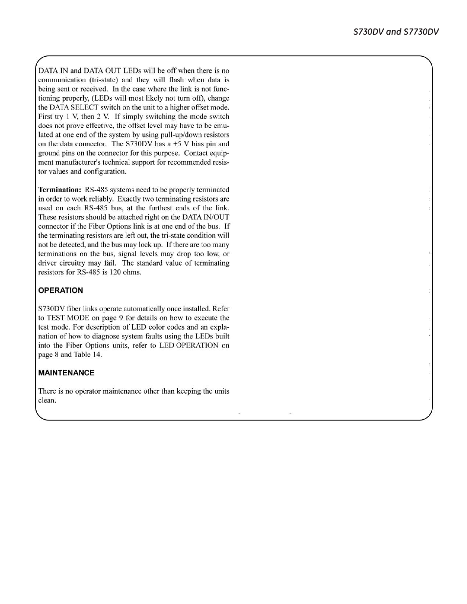 Interlogix S7730DV User Manual | Page 11 / 12