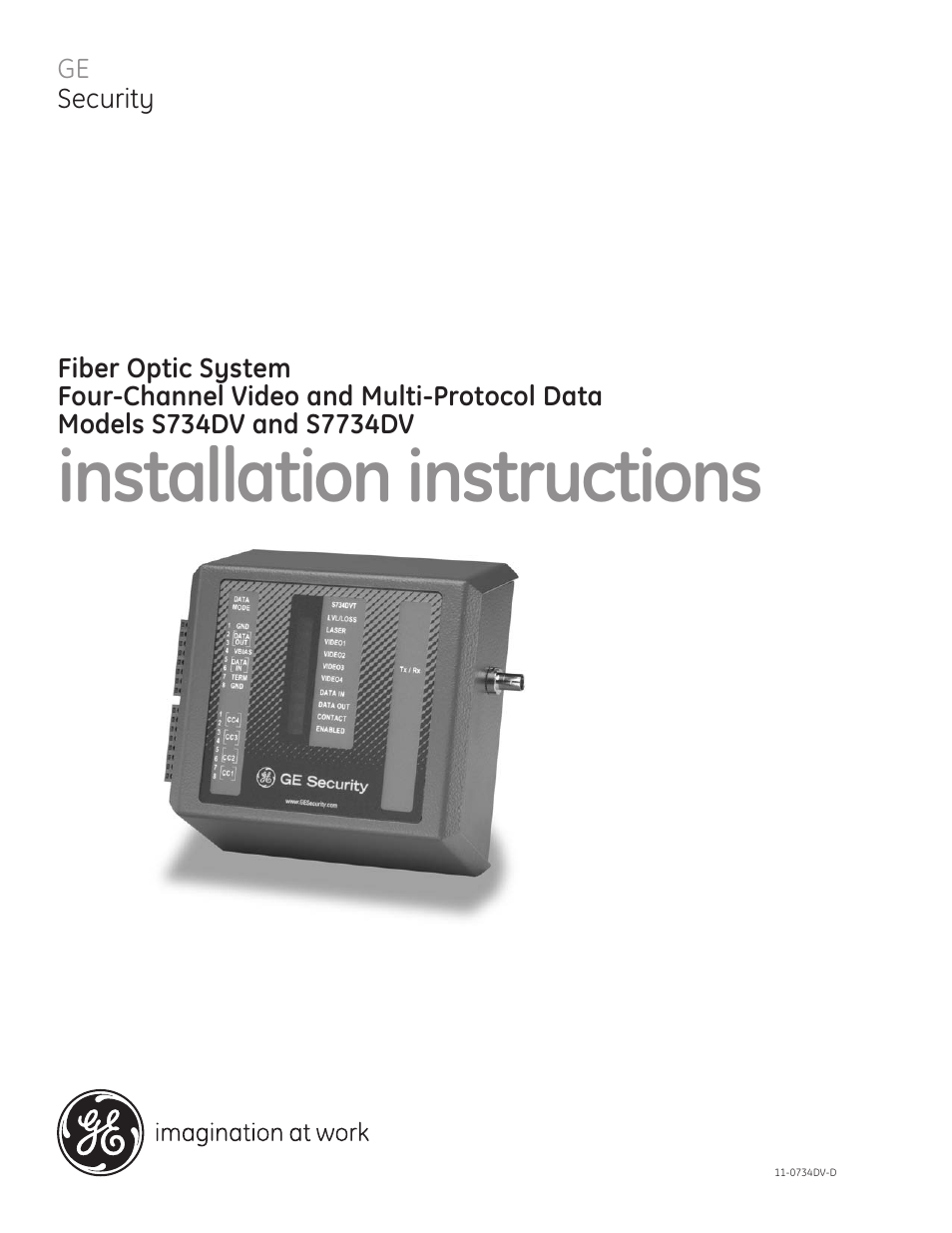 Interlogix S7734DV User Manual | 13 pages