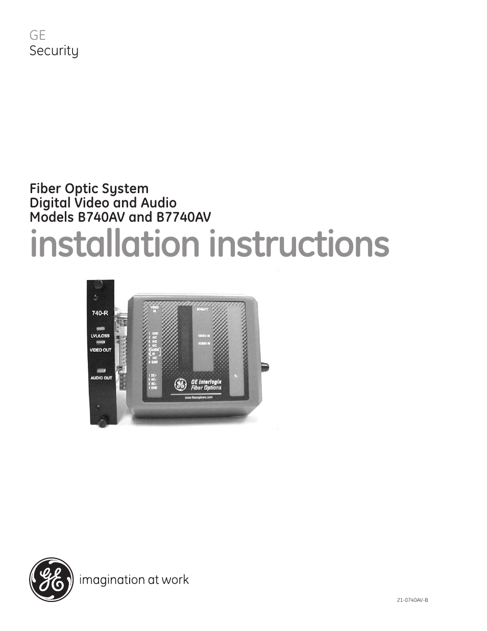 Interlogix B7740AV User Manual | 9 pages