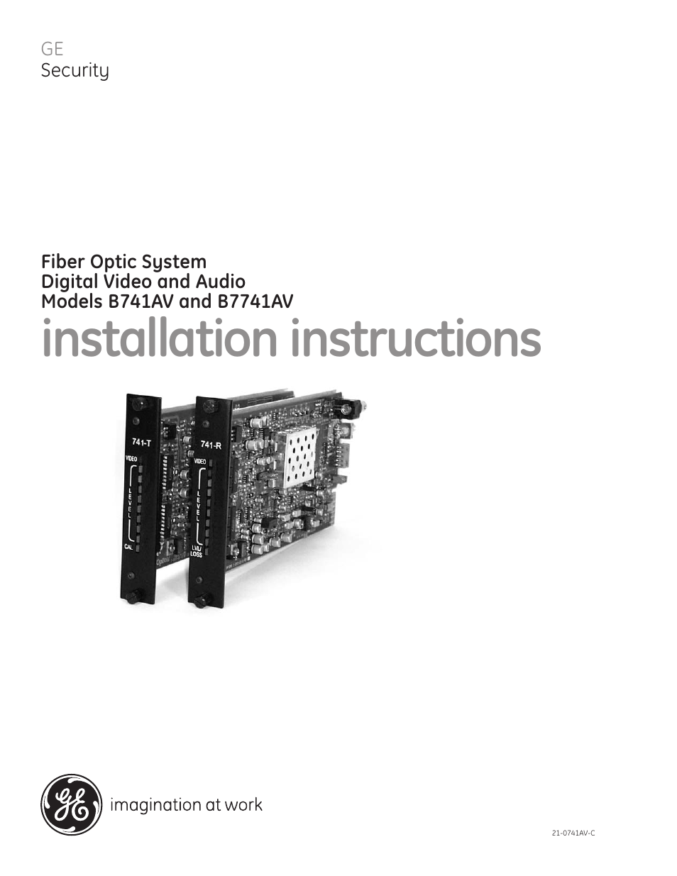 Interlogix B7741AV User Manual | 10 pages