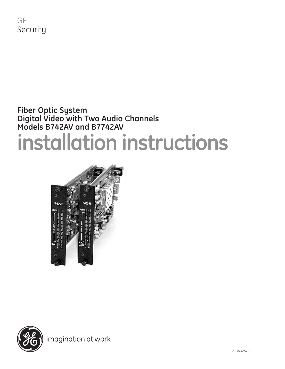 Interlogix B7742AV User Manual | 9 pages