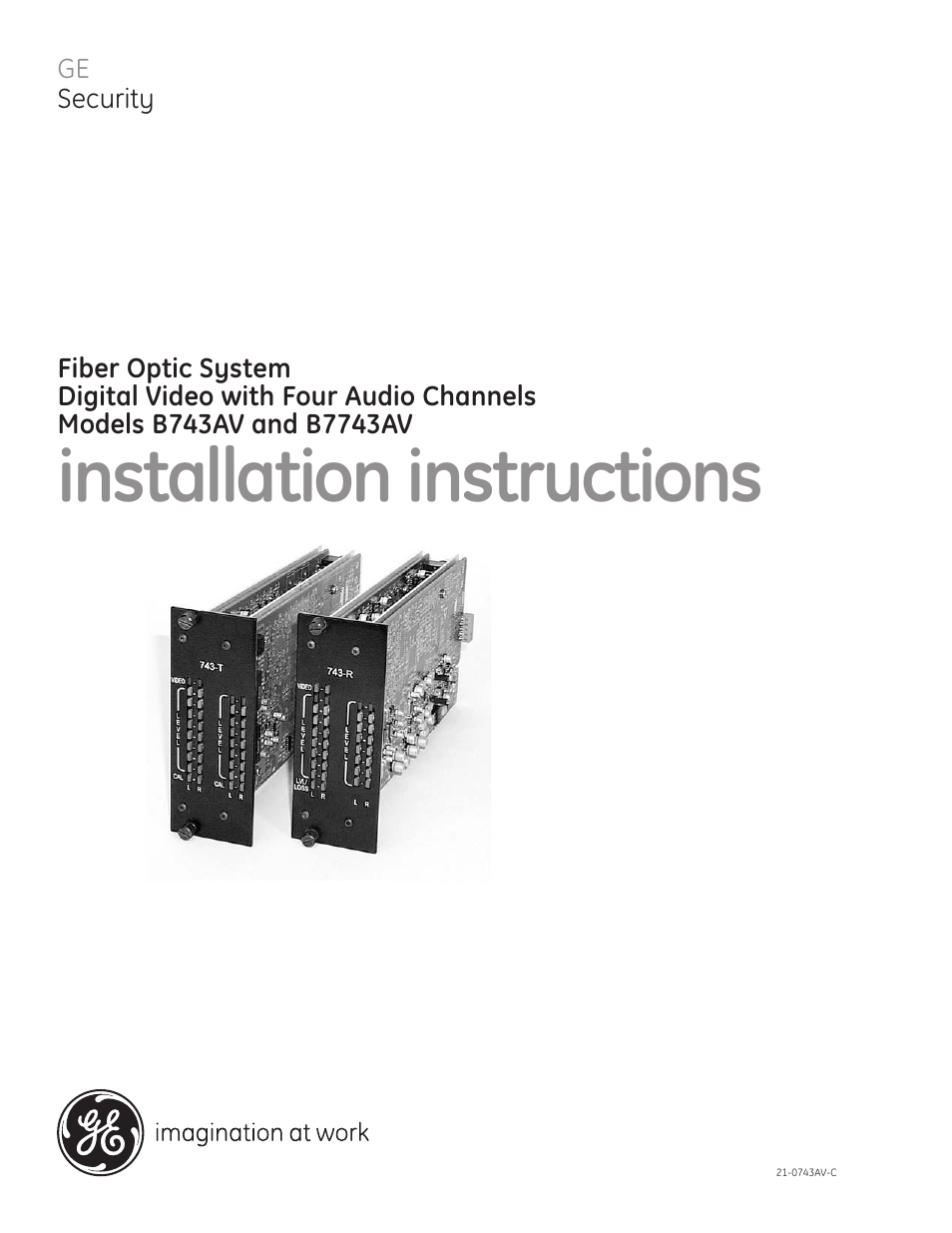 Interlogix B7743AV User Manual | 10 pages