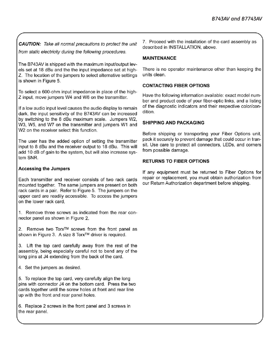 Interlogix B7743AV User Manual | Page 8 / 10