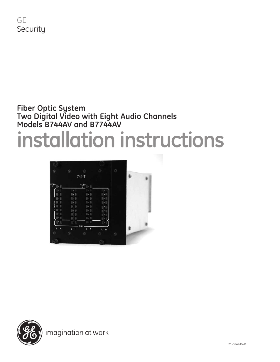 Interlogix B7744AV User Manual | 12 pages