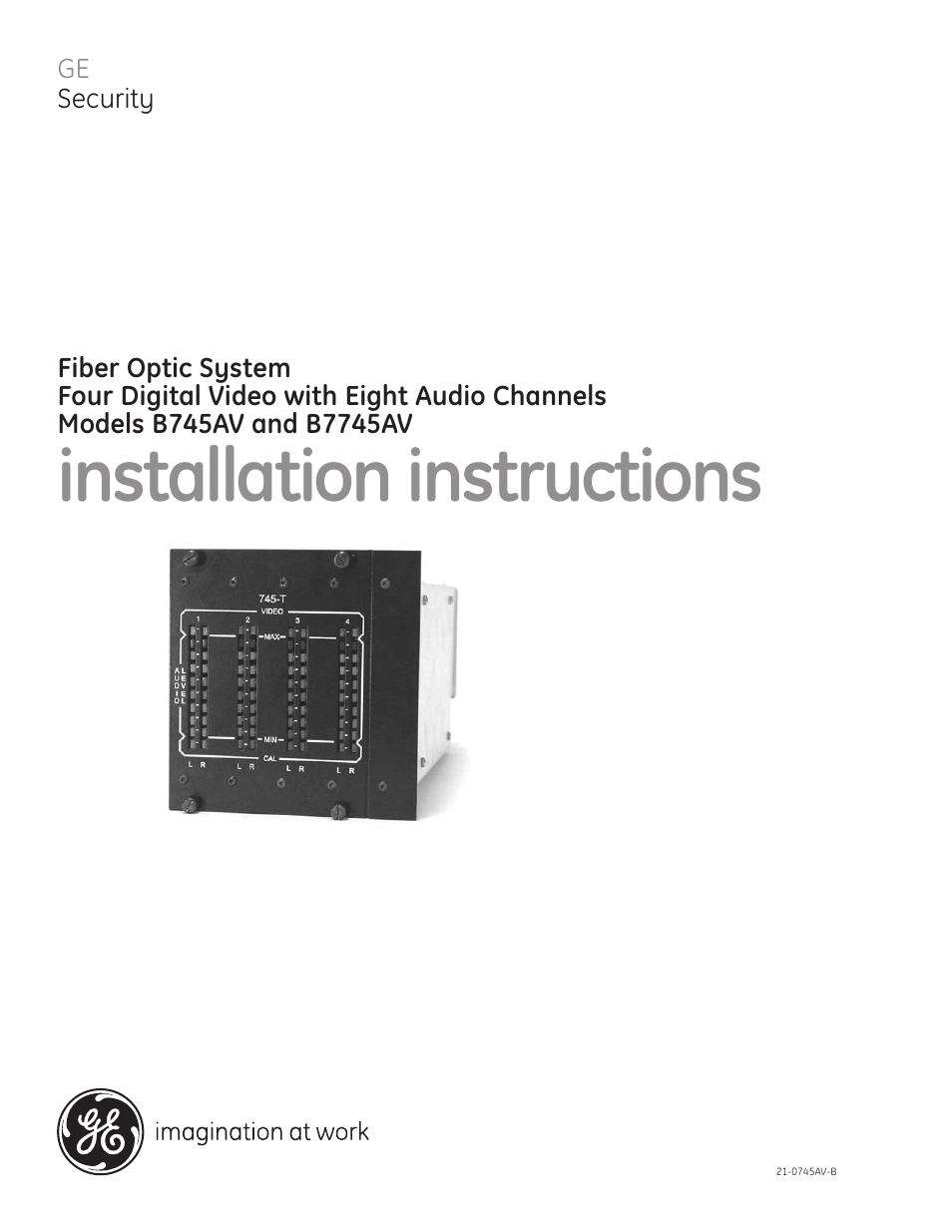 Interlogix B7745AV User Manual | 11 pages