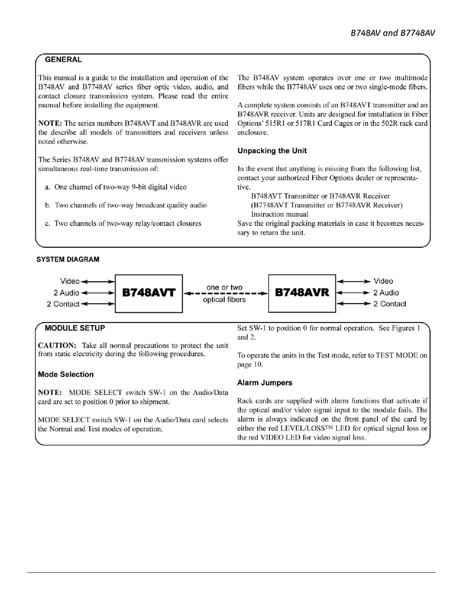 Interlogix B7748AV User Manual | Page 2 / 13