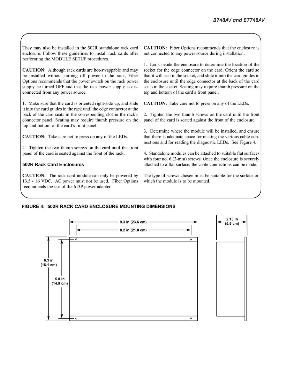 Interlogix B7748AV User Manual | Page 6 / 13