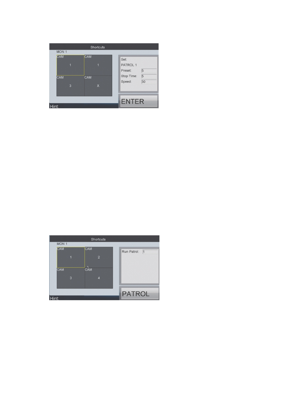 Calling up a preset tour | Interlogix TVK-800 User Manual | Page 69 / 75