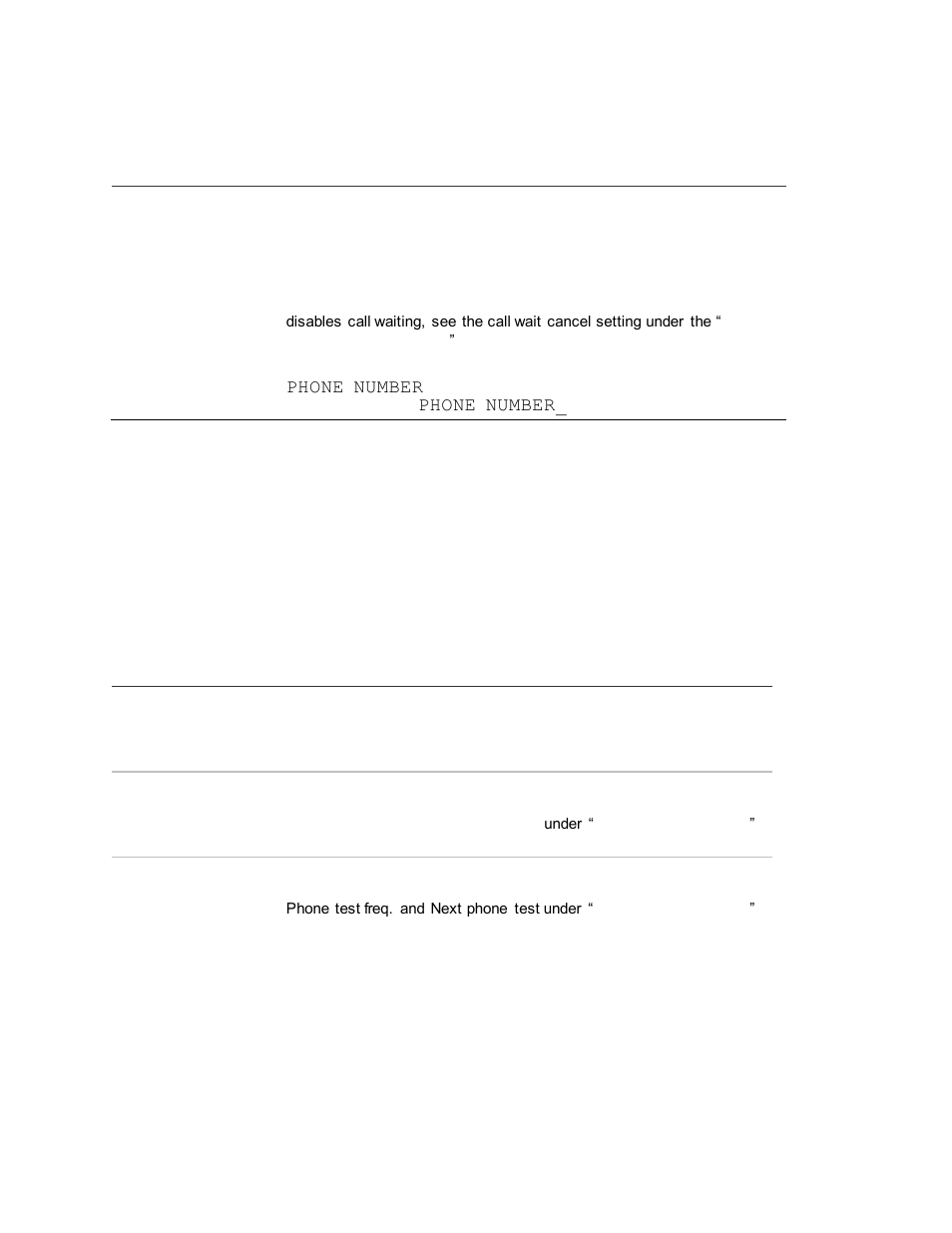 Phone options menu | Interlogix Concord 4 REV J Installation Manual User Manual | Page 60 / 153
