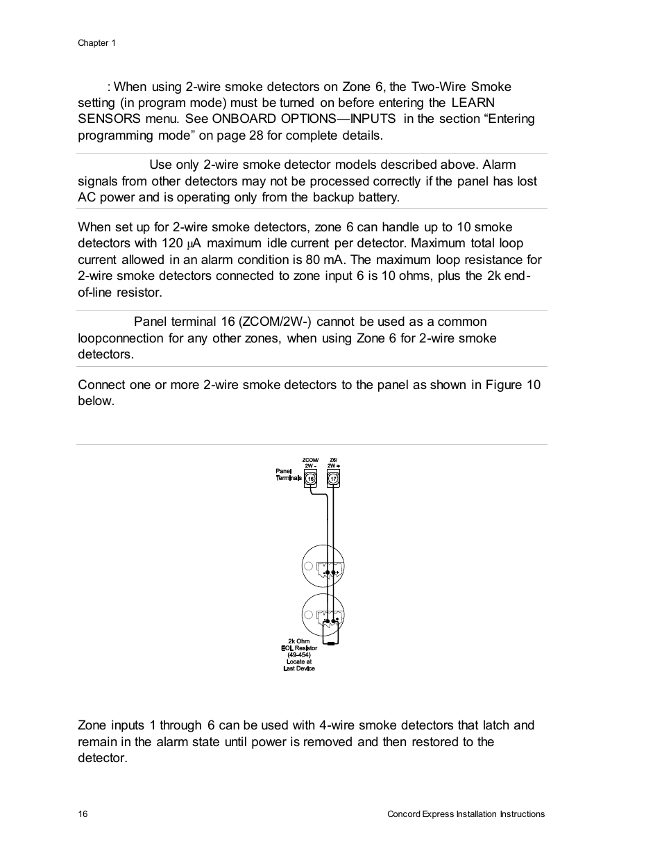Interlogix Concord Express Installation Manual User Manual | Page 22 / 117