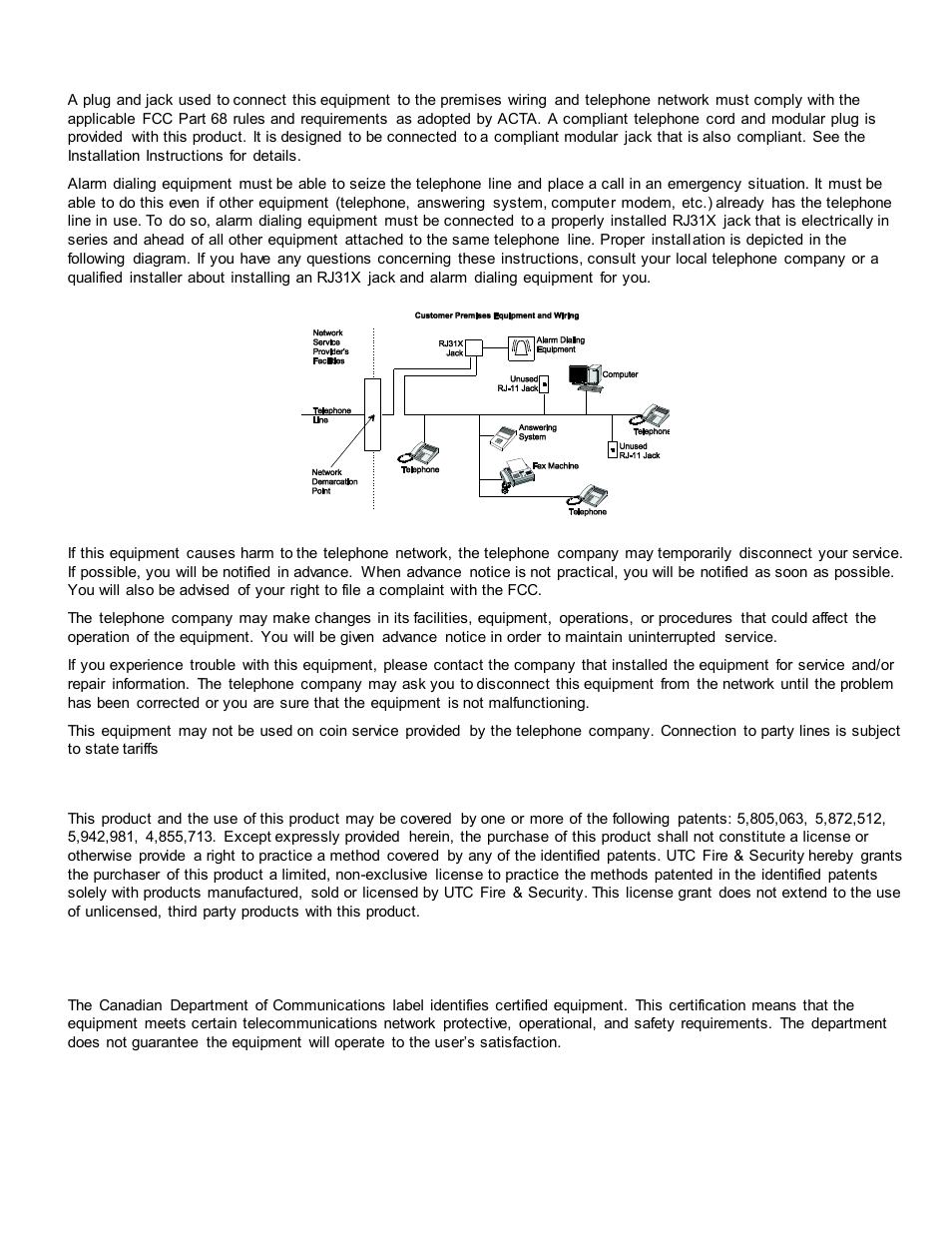 Canada notice | Interlogix Concord Express Installation Manual User Manual | Page 3 / 117