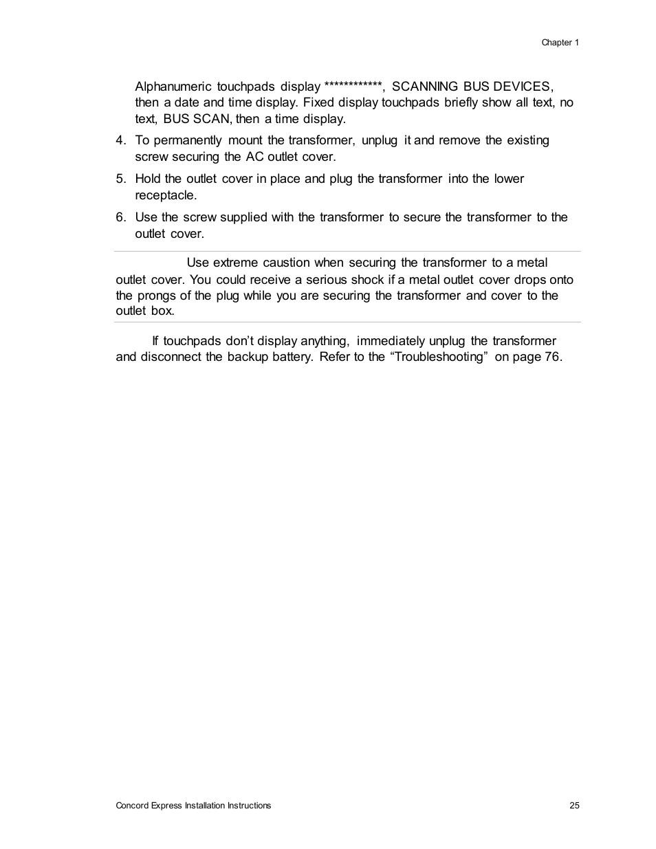 Interlogix Concord Express Installation Manual User Manual | Page 31 / 117