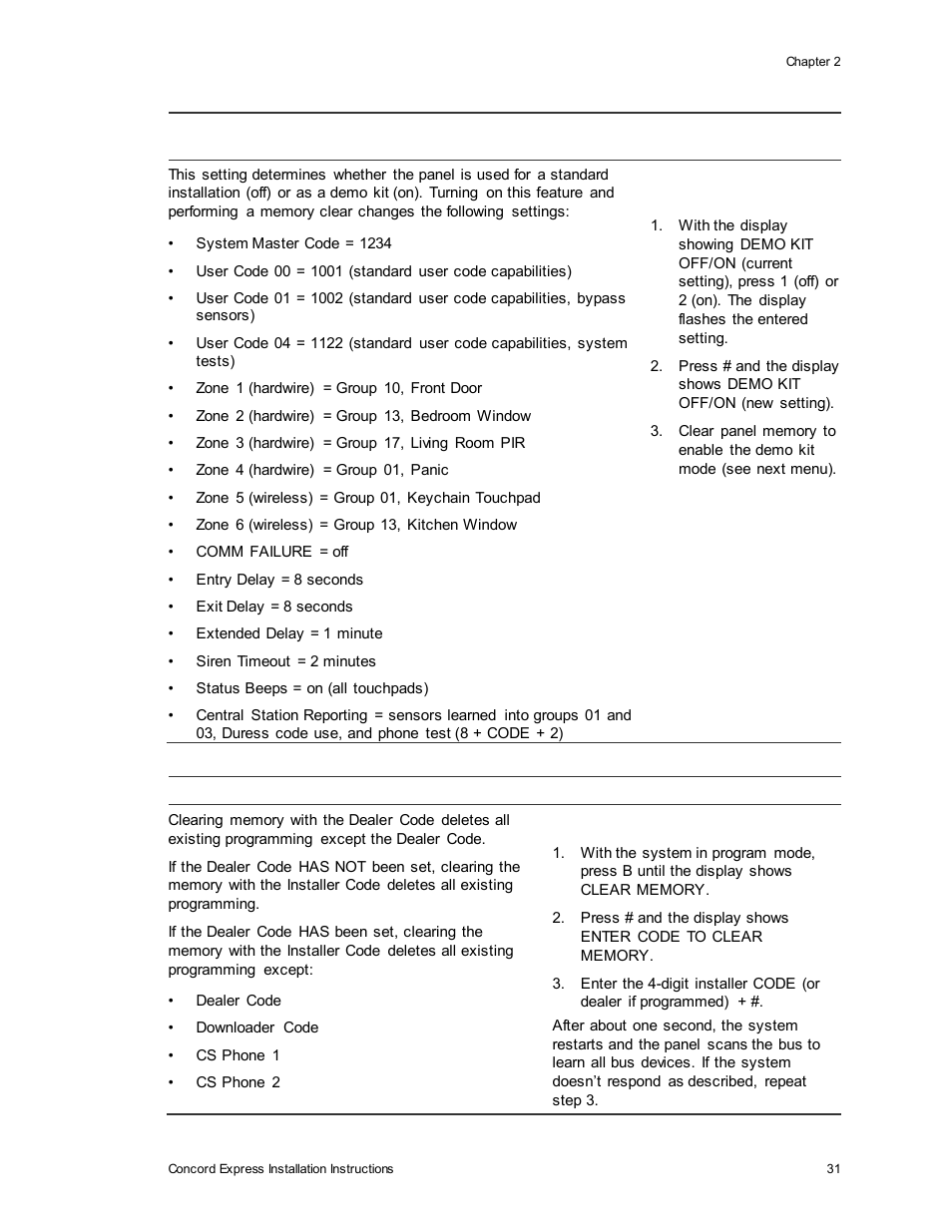 Interlogix Concord Express Installation Manual User Manual | Page 37 / 117
