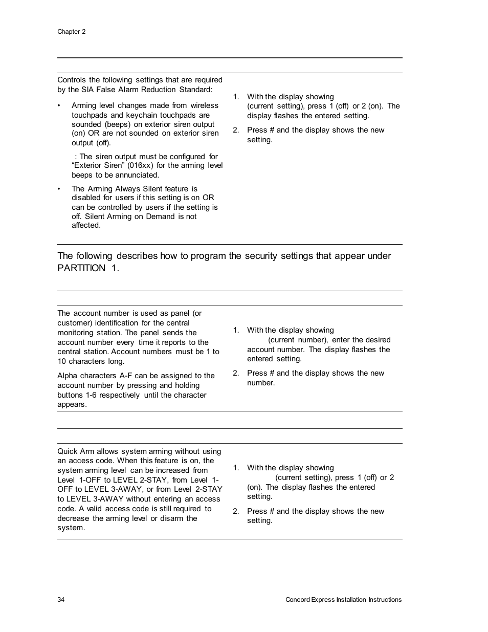 Interlogix Concord Express Installation Manual User Manual | Page 40 / 117
