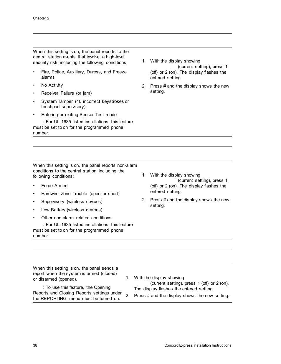 Interlogix Concord Express Installation Manual User Manual | Page 44 / 117