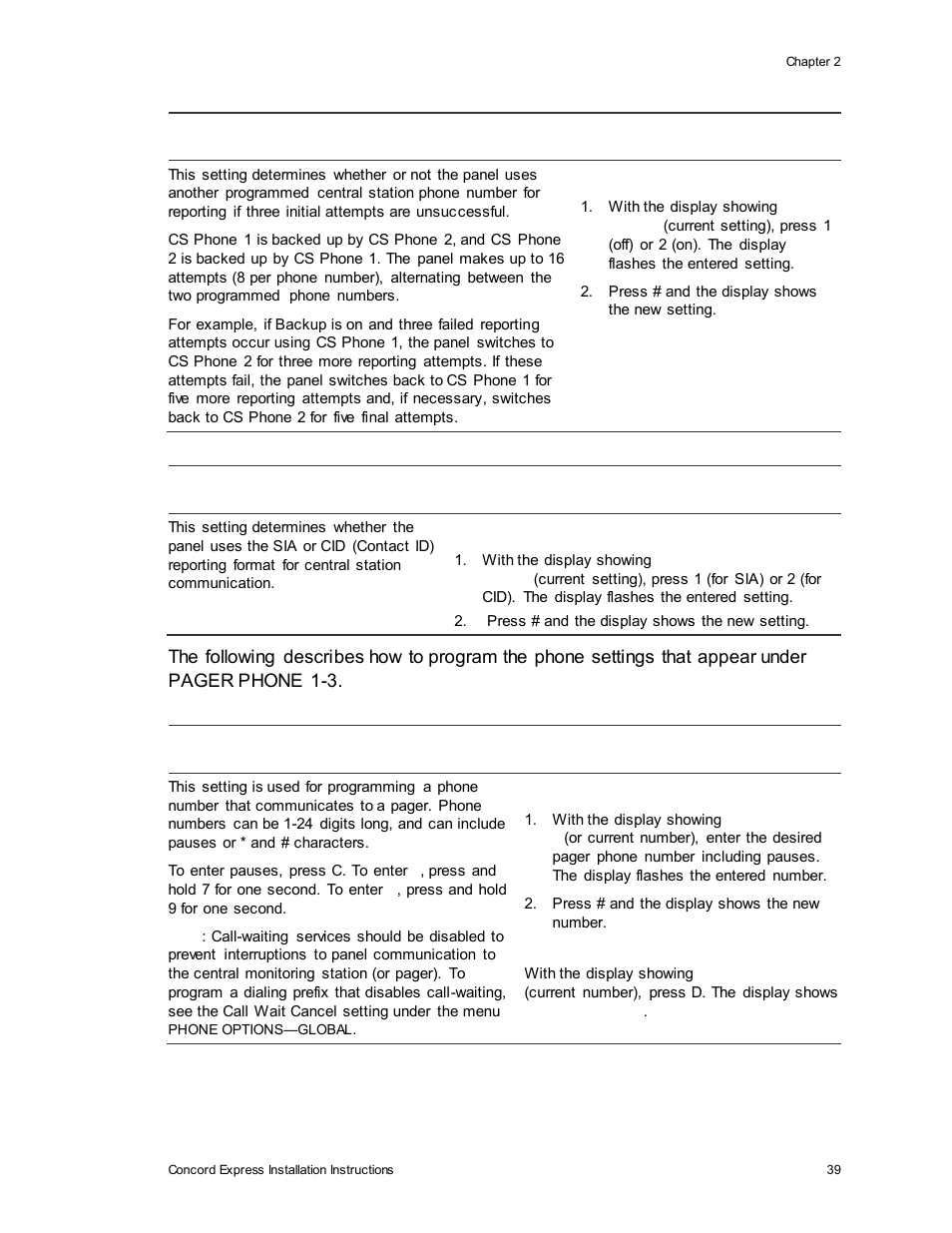 Interlogix Concord Express Installation Manual User Manual | Page 45 / 117