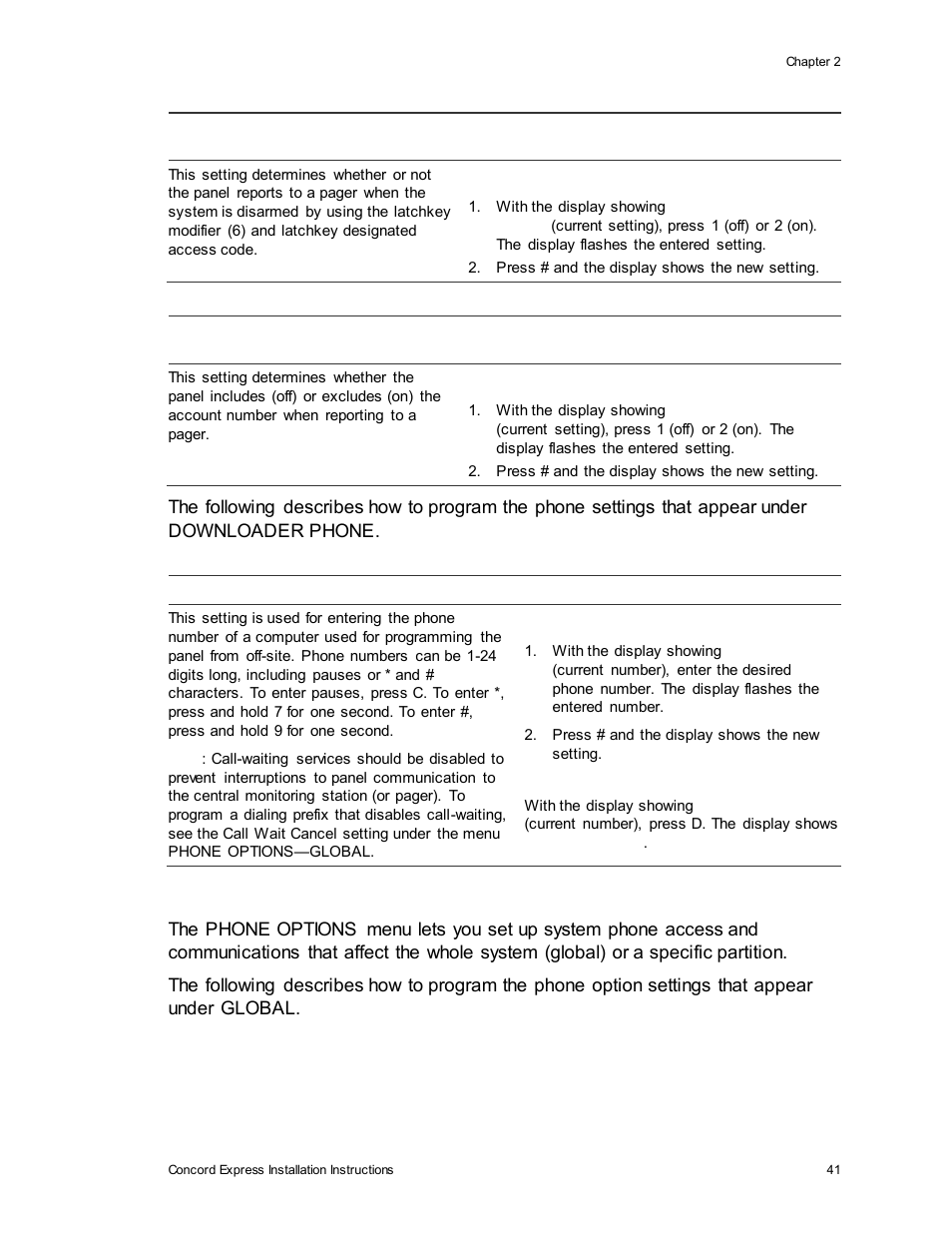 Interlogix Concord Express Installation Manual User Manual | Page 47 / 117