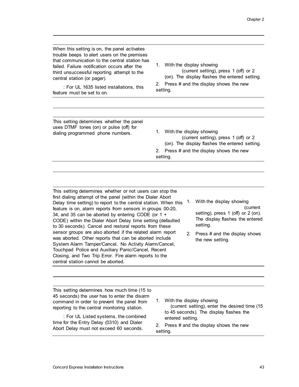 Interlogix Concord Express Installation Manual User Manual | Page 49 / 117