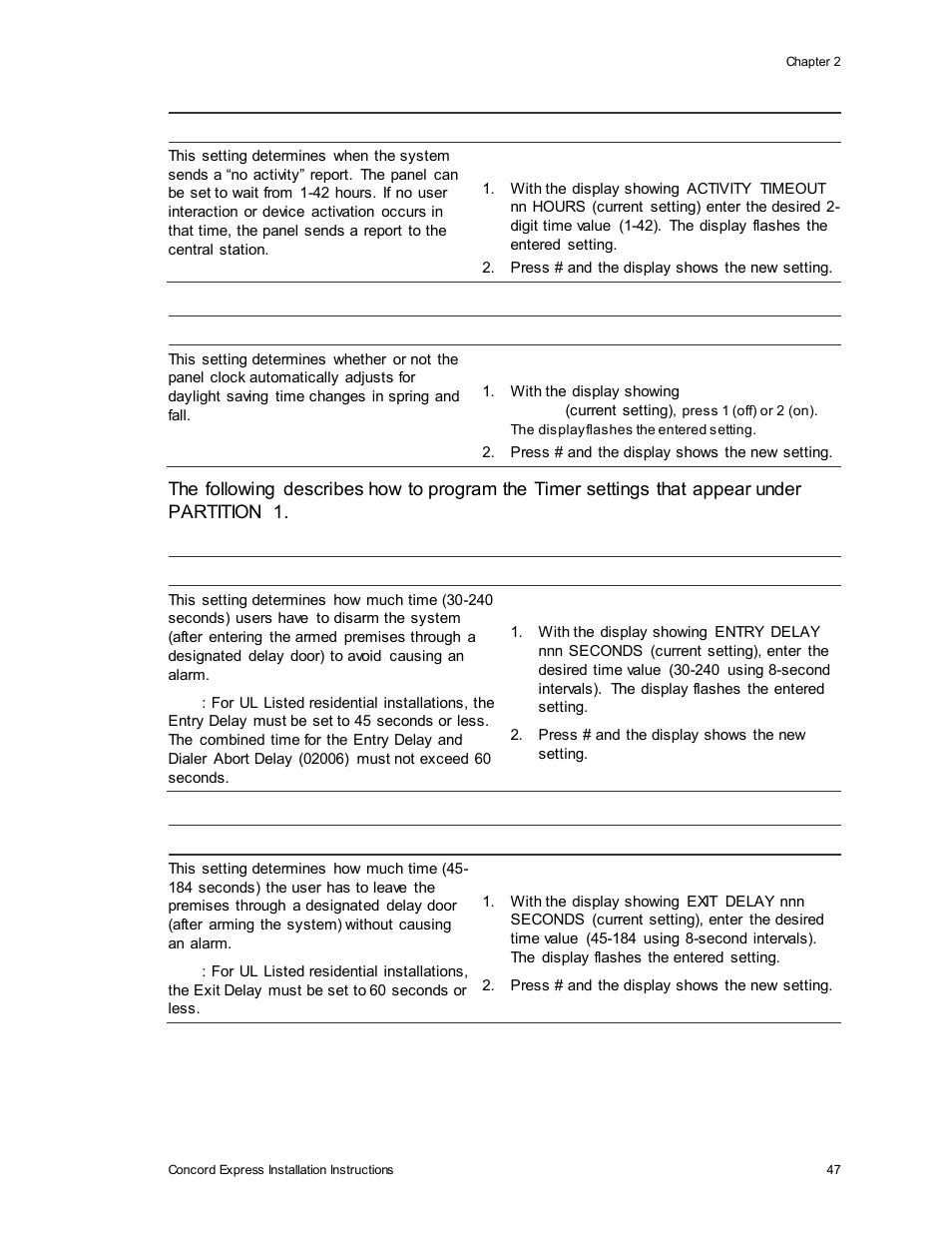 Interlogix Concord Express Installation Manual User Manual | Page 53 / 117
