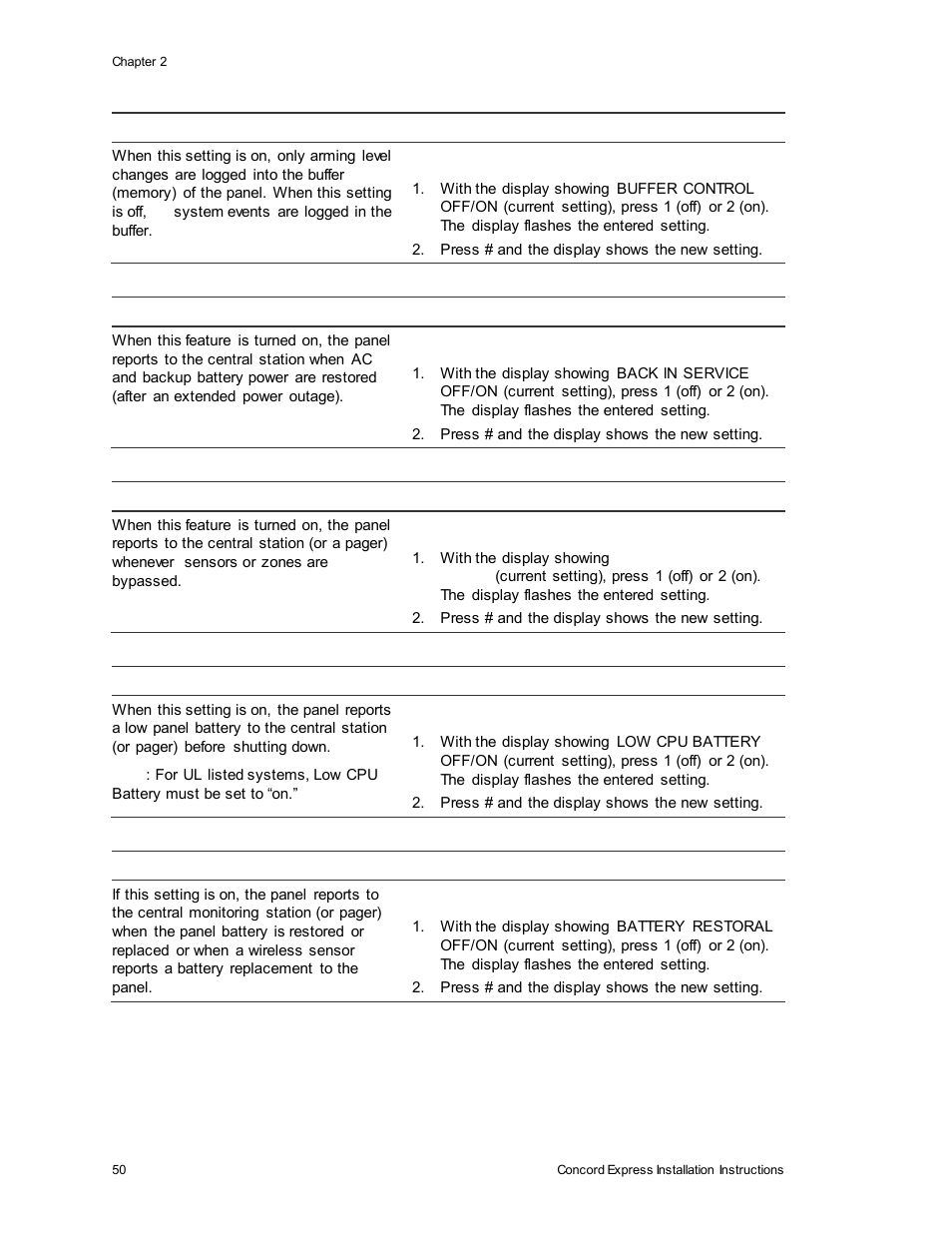 Interlogix Concord Express Installation Manual User Manual | Page 56 / 117