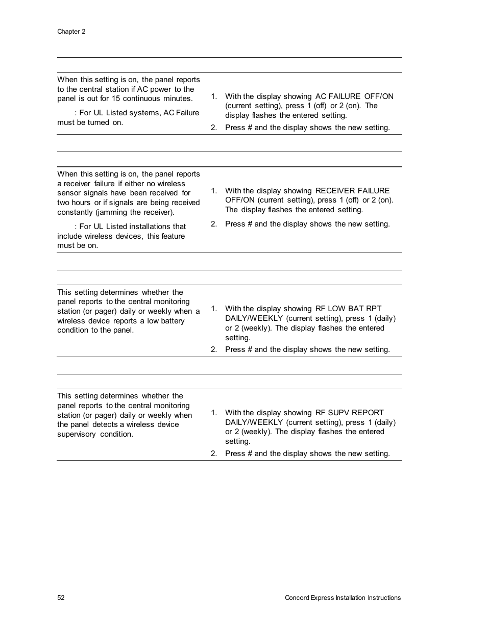 Interlogix Concord Express Installation Manual User Manual | Page 58 / 117