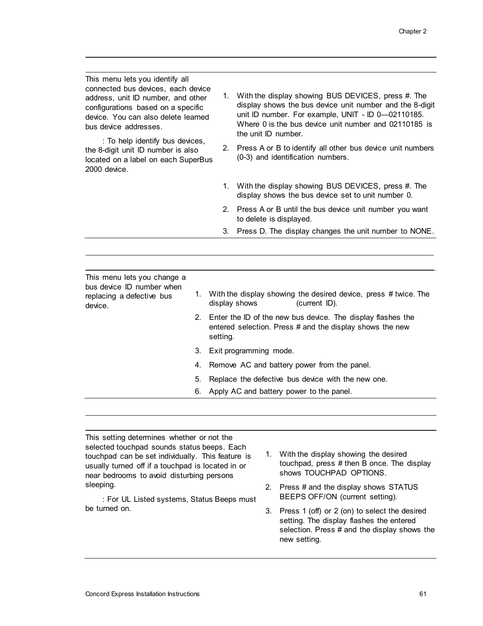 Interlogix Concord Express Installation Manual User Manual | Page 67 / 117