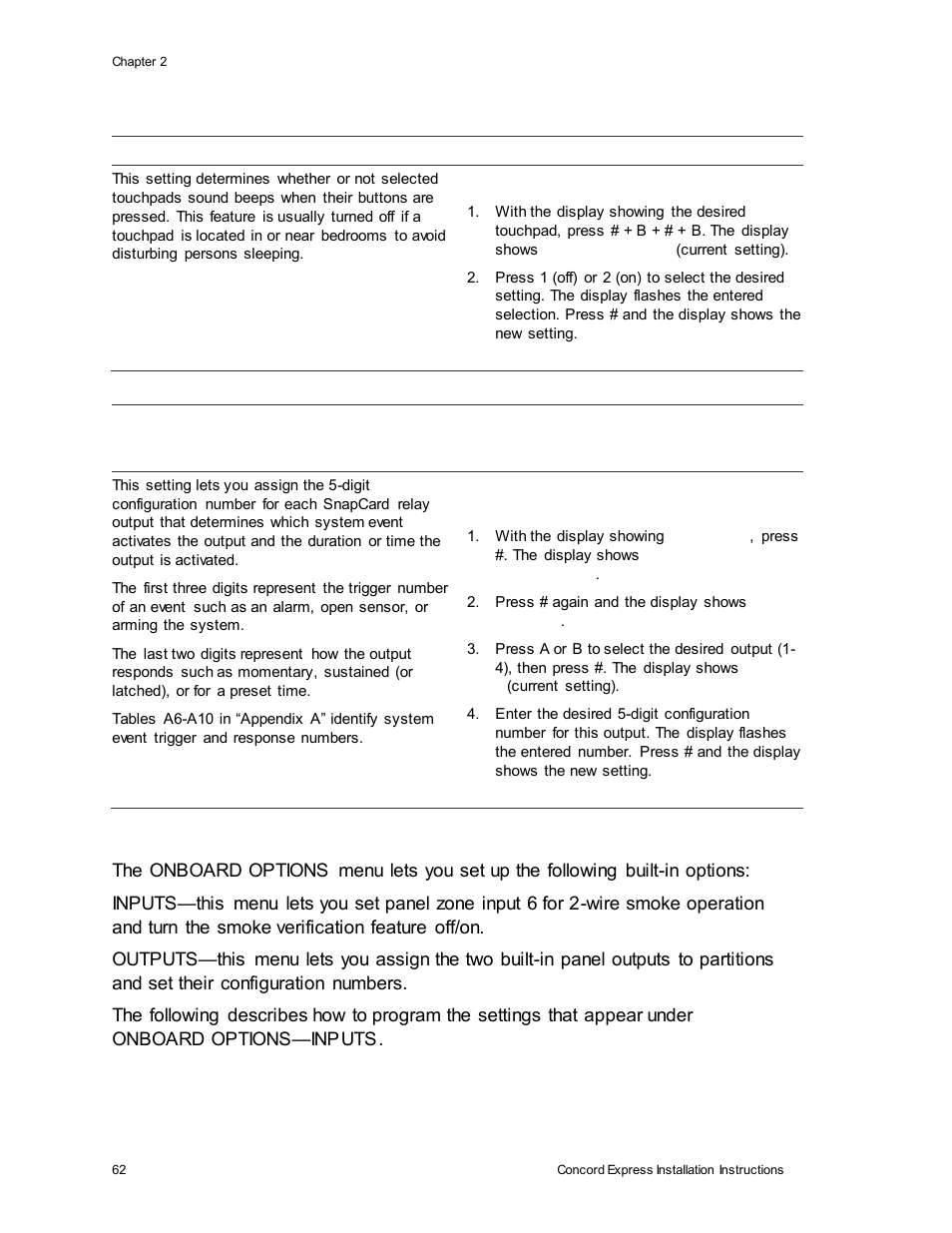 Interlogix Concord Express Installation Manual User Manual | Page 68 / 117